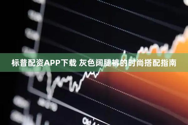 标普配资APP下载 灰色阔腿裤的时尚搭配指南